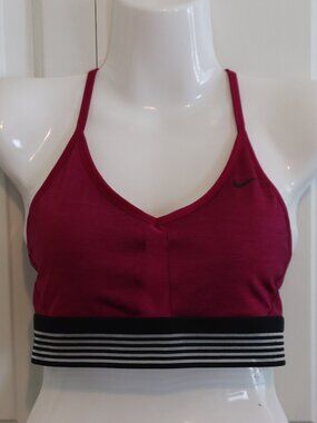 Nike Dri-Fit Light Support Indy Cooling Sports Bra Size Medium Removable Pads